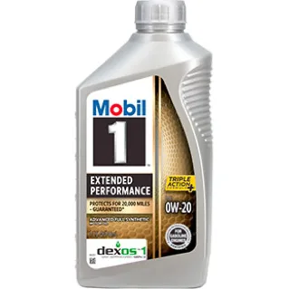 Mobil 1 Extended Performance 0W-20 bottle