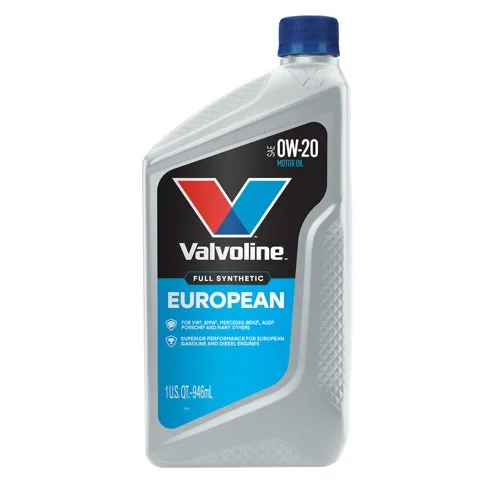 Valvoline European Vehicle Full Synthetic 0W-20 bottle