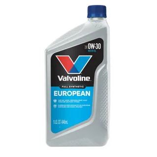 Valvoline European Vehicle Full Synthetic 0W-30 bottle